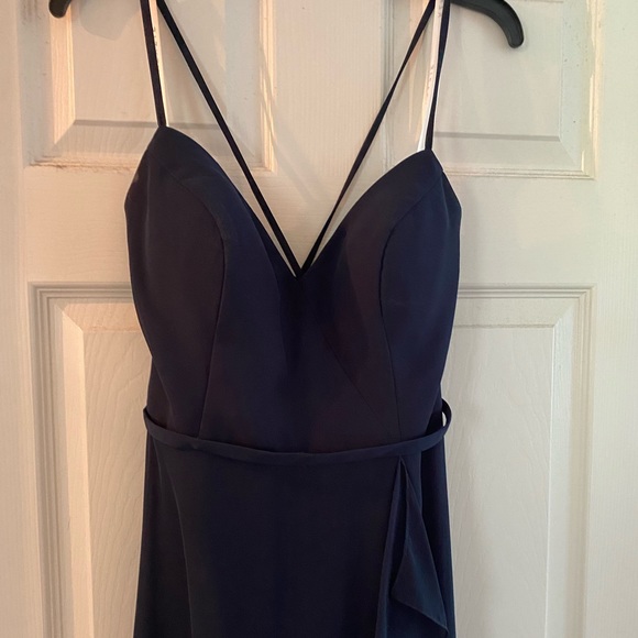 Azazie Navy Blue Naeem Bridesmaid Dress - Picture 4 of 7